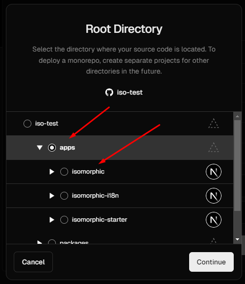 Edit Root Directory